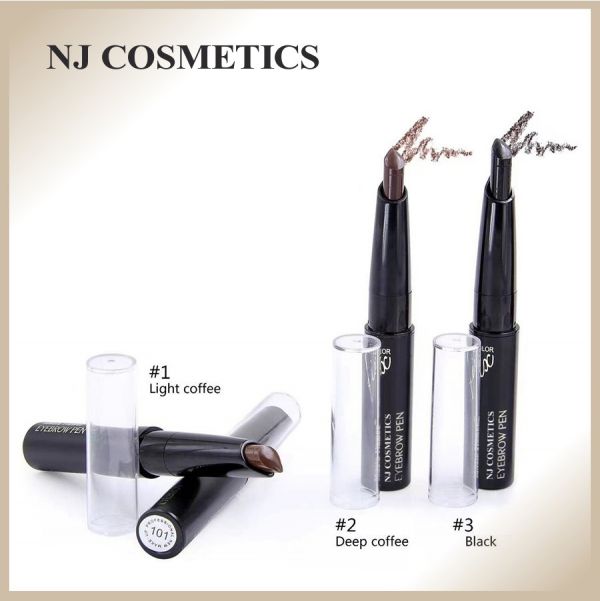 NJ Cosmetics/ Eyebrow pencil, tone 101 light coffe